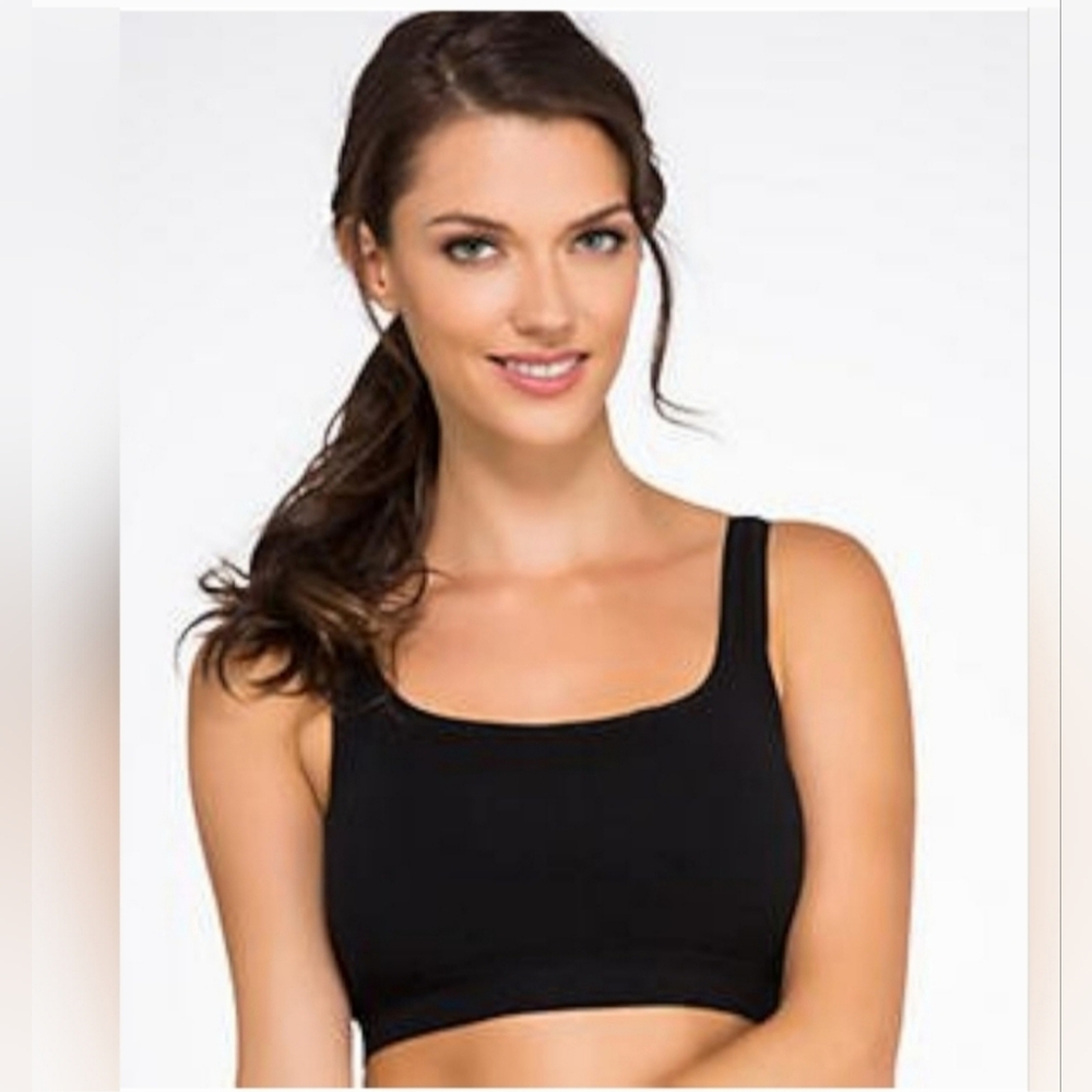 Yummie Shapewear Scoop Neck Bra Blk NWT Size 1x-2x